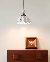 Solid Brass craftsmanship detail on Rosalie Curated Solid Brass Pendant Light
