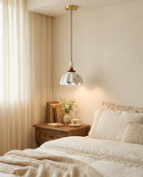 Rosalie Curated Solid Brass Pendant Light – macro detail view