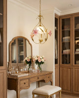 Rosavelle Curated Mouth-Blown Frosted Glass Pend – architectural ceiling profile