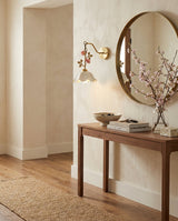 Rosethane Curated Hand-Thrown Ceramic Wall Sconc – structural canopy joint detail