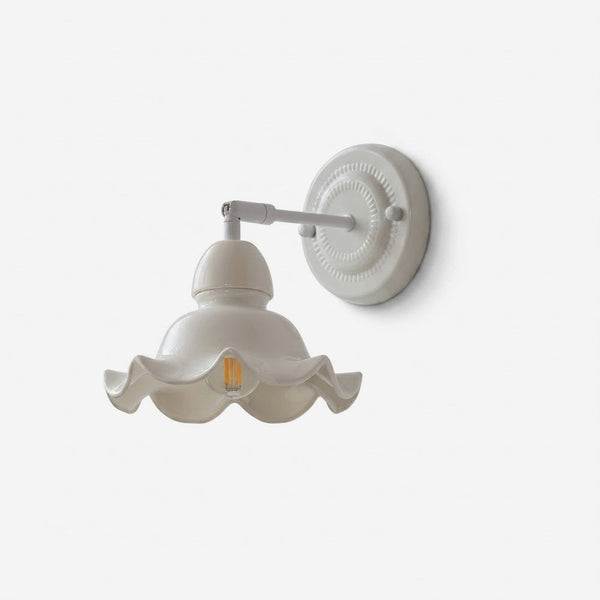 Ruchevia Curated Hand-Thrown Ceramic Wall Sconce