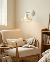 Ruchevia Curated Hand-Thrown Ceramic Wall Sconce – spatial dining room perspective