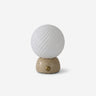 Savio Curated Yellow Travertine Table Lamp