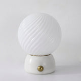 Savio Curated Yellow Travertine Table Lamp – Dia 14cm x H 21cm ∅ 5.5 x H 8.6 finish configuration