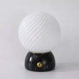 Savio Curated Yellow Travertine Table Lamp – Dia 14cm x H 21cm ∅ 5.5 x H 8.6 finish configuration #1 #2