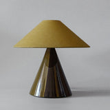 Sienvale Curated Iron & Glass Table Lamp – Model B ∅ 13.8 x H 13.8 Green finish configuration