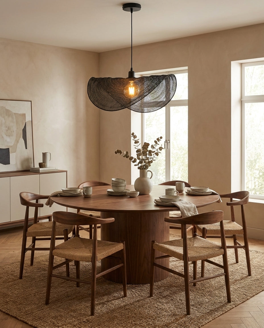 Sinuvera Curated Iron & Glass Pendant Light