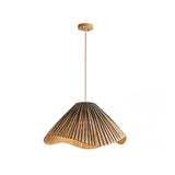 Solviera Curated Solid Hardwood Pendant Light – Model B Dia 50cm x H 26cm  ∅ 19.6 x H 10 finish configuration