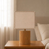 Sorella Curated Solid Hardwood Table Lamp – W 25cm x H 31cm  W 9.8 x H 12.2 finish configuration