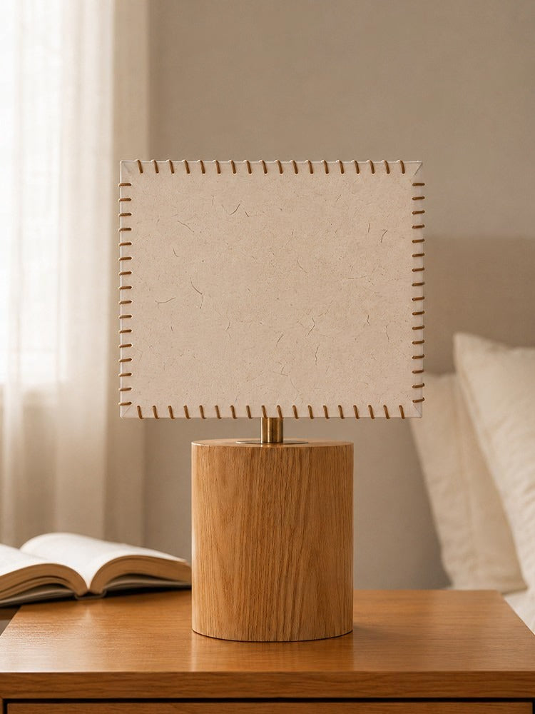 Sorella Curated Solid Hardwood Table Lamp – spatial dining room perspective