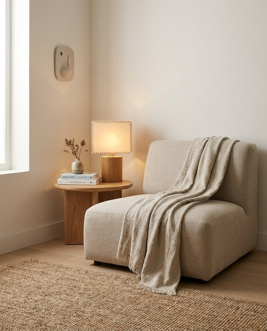 Sorella Curated Solid Hardwood Table Lamp
