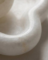 Star Alabaster Curated Alabaster Wall Sconce – spatial dining room perspective