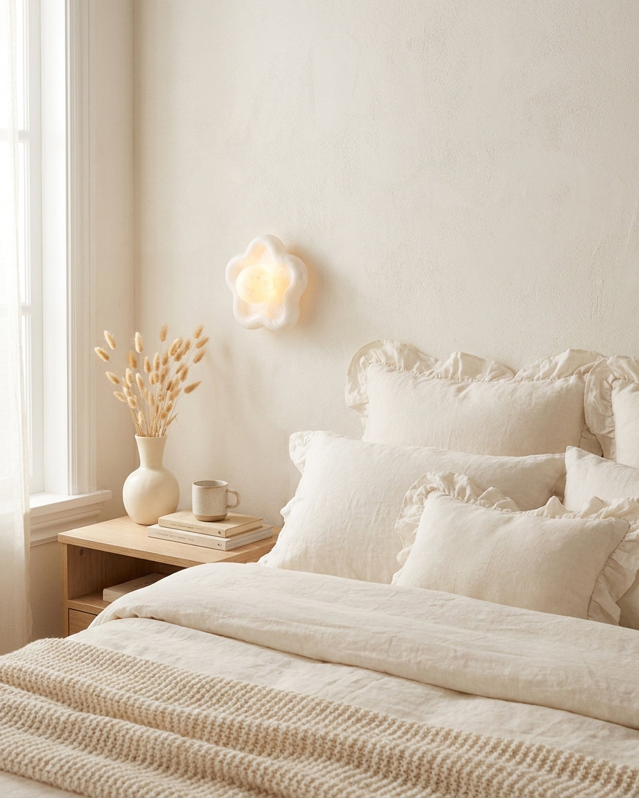 Star Alabaster Curated Alabaster Wall Sconce