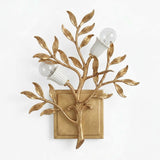 Sylvara Curated Solid Brass Wall Sconce – W 33cm × H 38cm  W 12.9 × H 14.9 finish configuration