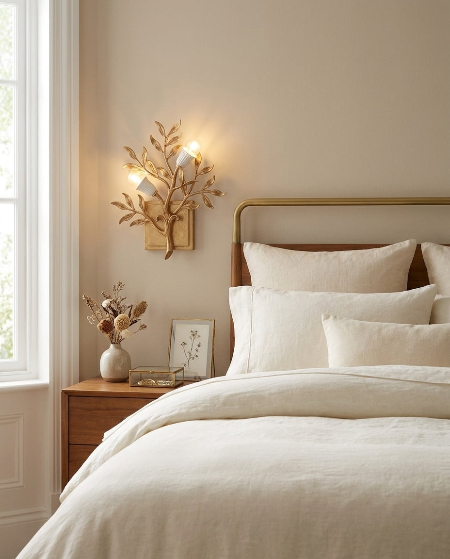 Sylvara Curated Solid Brass Wall Sconce