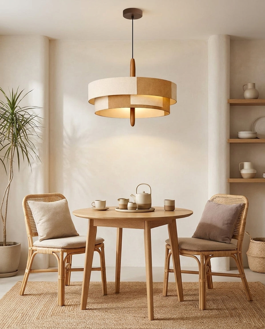 Iron & Glass craftsmanship detail on Tesselle Curated Iron & Glass Pendant Light