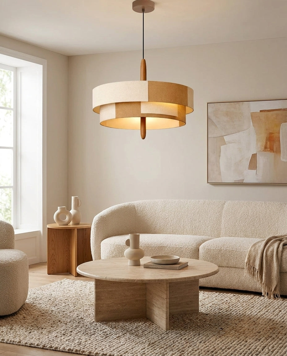 Tesselle Curated Iron & Glass Pendant Light – structural canopy joint detail