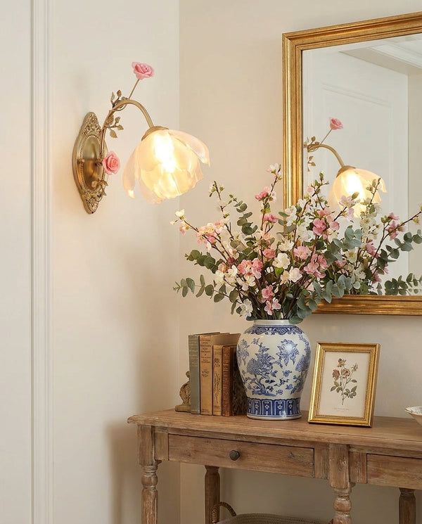 Thornmere Curated Mouth-Blown Frosted Glass Wall