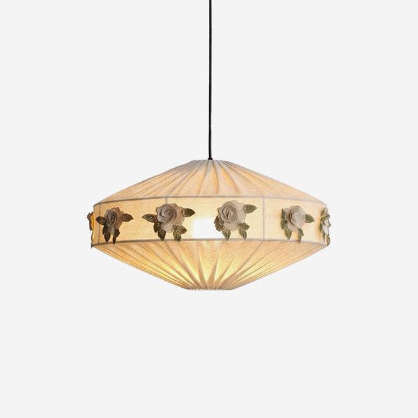 Trellisia Curated Iron & Glass Pendant Light
