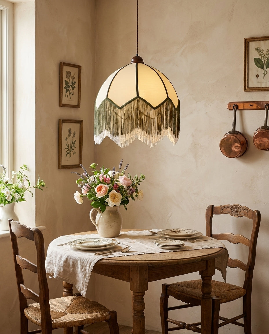 Veliane Curated Iron & Glass Pendant Light