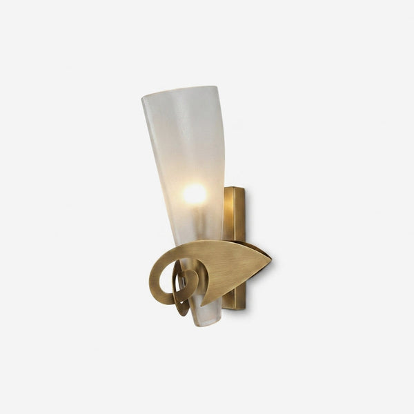 Velion Curated Mouth-Blown Frosted Glass Wall Sc