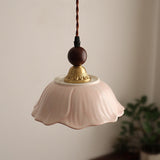 Velmira Curated Solid Brass Pendant Light – full fixture elevation view