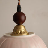 Velmira Curated Solid Brass Pendant Light – macro detail view #1