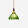 Verdane Curated Mouth-Blown Frosted Glass Pendan