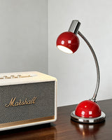 Vermilo Curated Iron & Glass Table Lamp installed in residential dining space