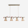 Vinecroft Curated Amber Art Glass Chandelier