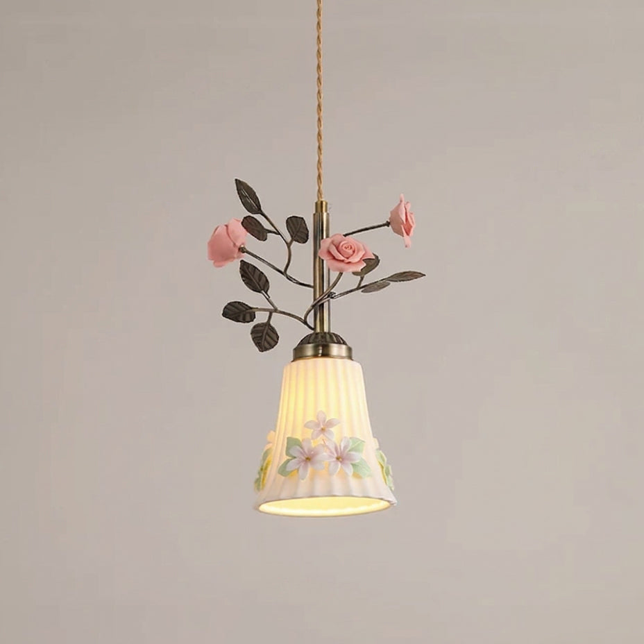 Vinecroft Curated Mouth-Blown Frosted Glass Pend – Dia 15cm x H 35cm  ∅ 5.9 x H 13.7 finish configuration