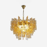 Viremont Curated Amber Art Glass Chandelier – Amber Art Glass Chandelier