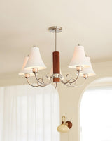 Wyclair Curated Brushed Nickel Iron Chandelier – handcrafted surface texture