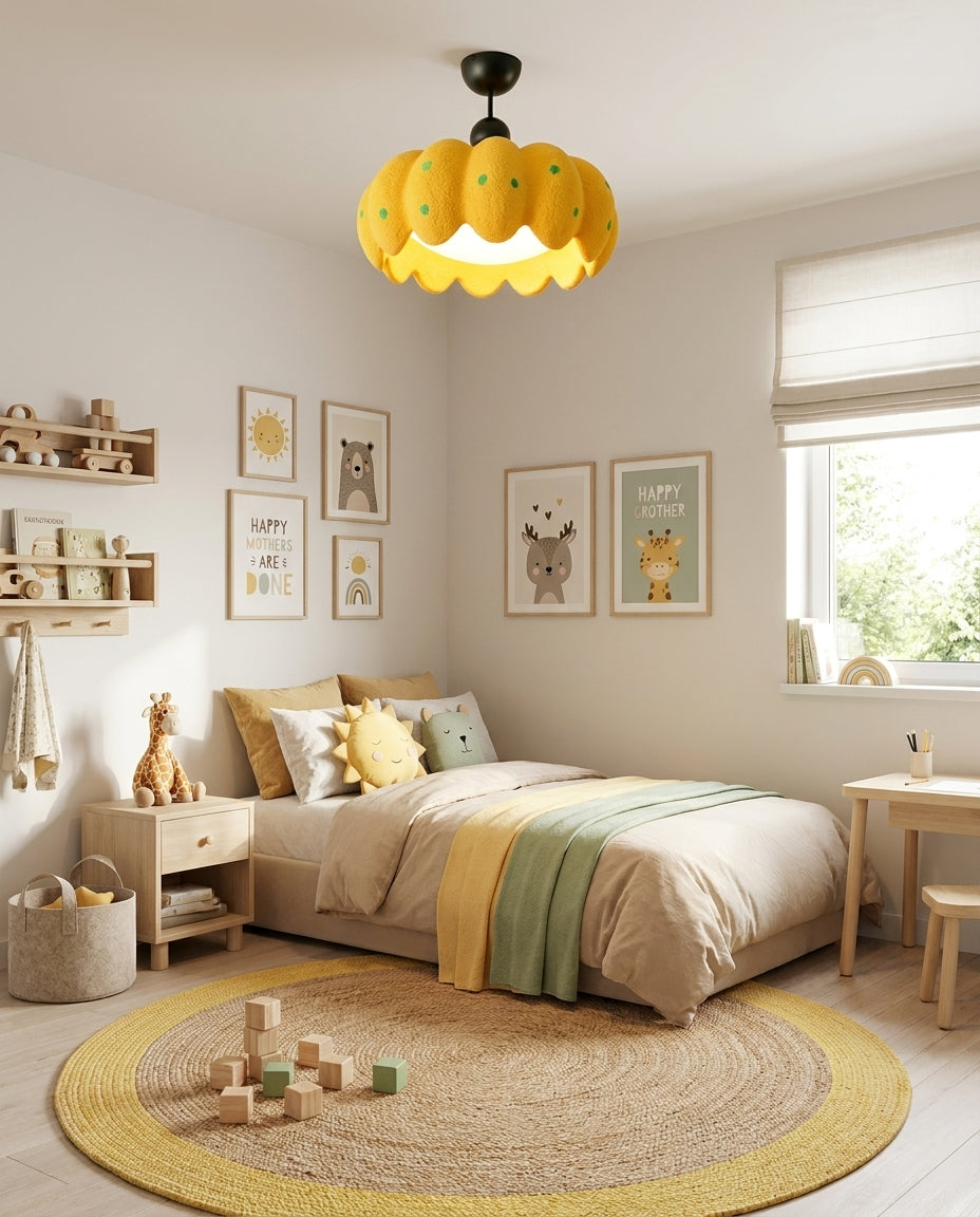 Zestara Curated Iron & Glass Flush Mount Ceiling