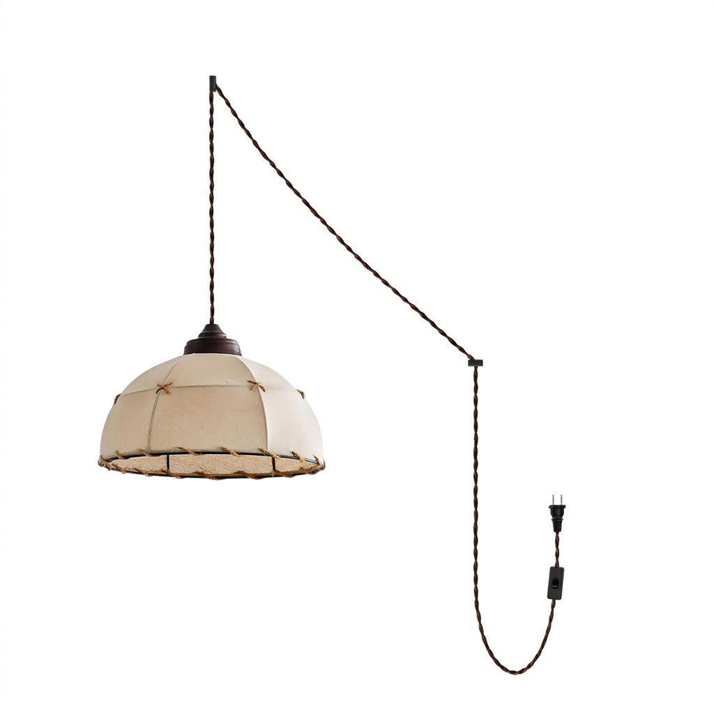 Dome Jari Curated Iron & Glass Pendant Light – Dia 36cm x H 23cm  ∅ 14.1 x H9 finish configuration