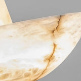Domus Alabaster Curated Alabaster Chandelier – architectural ceiling profile