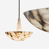 Domus Alabaster Curated Alabaster Chandelier – dimensional scale reference