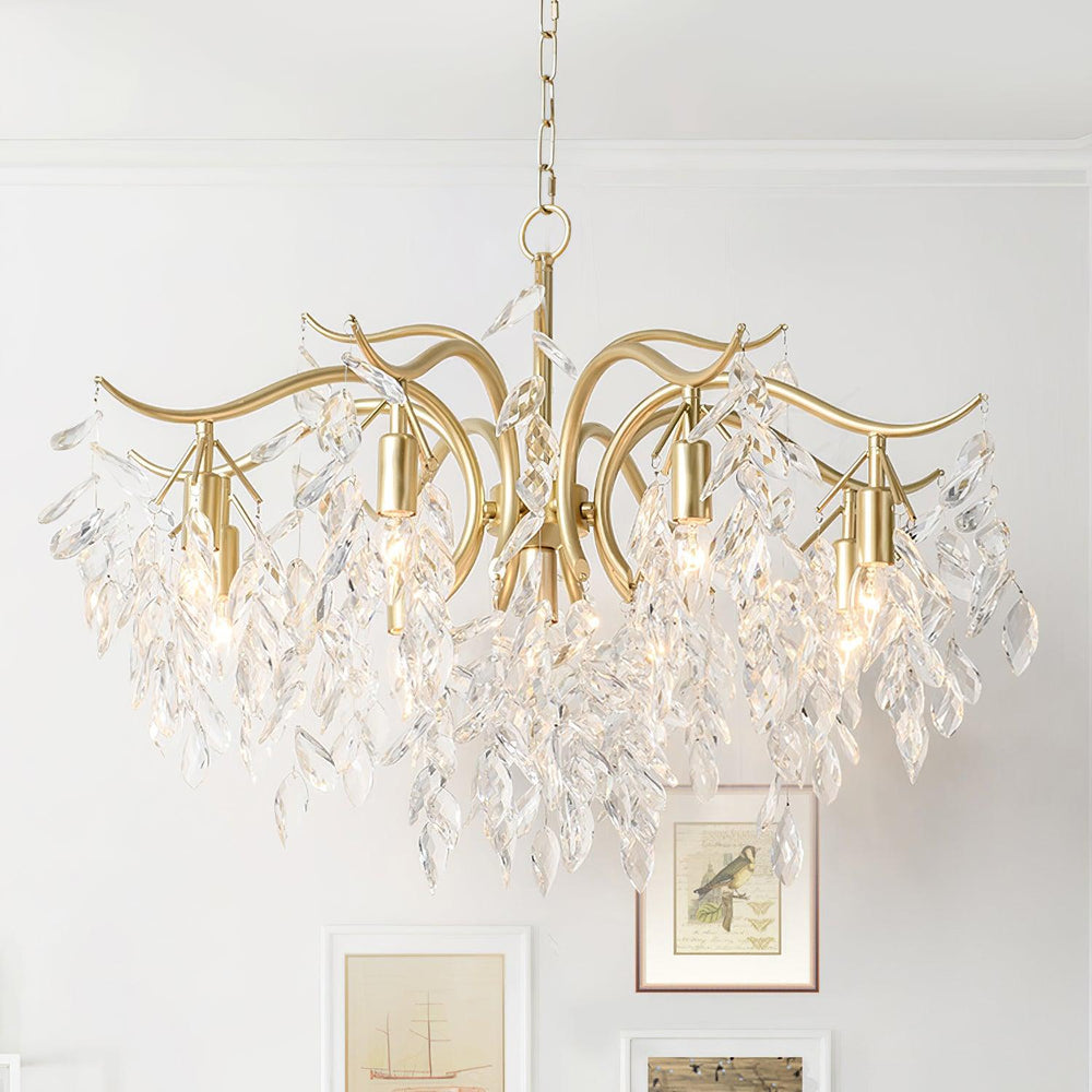 Dorale Curated Solid Brass Chandelier