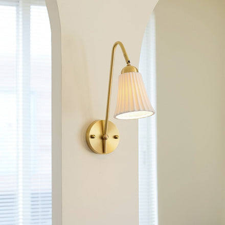 Dorelia Curated Solid Brass Wall Sconce