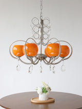 Doria Crystal Curated Mouth-Blown Frosted Glass – dimensional scale reference