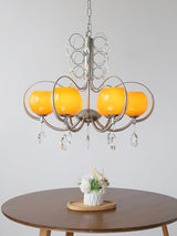 Doria Crystal Curated Mouth-Blown Frosted Glass – unlit natural material contrast