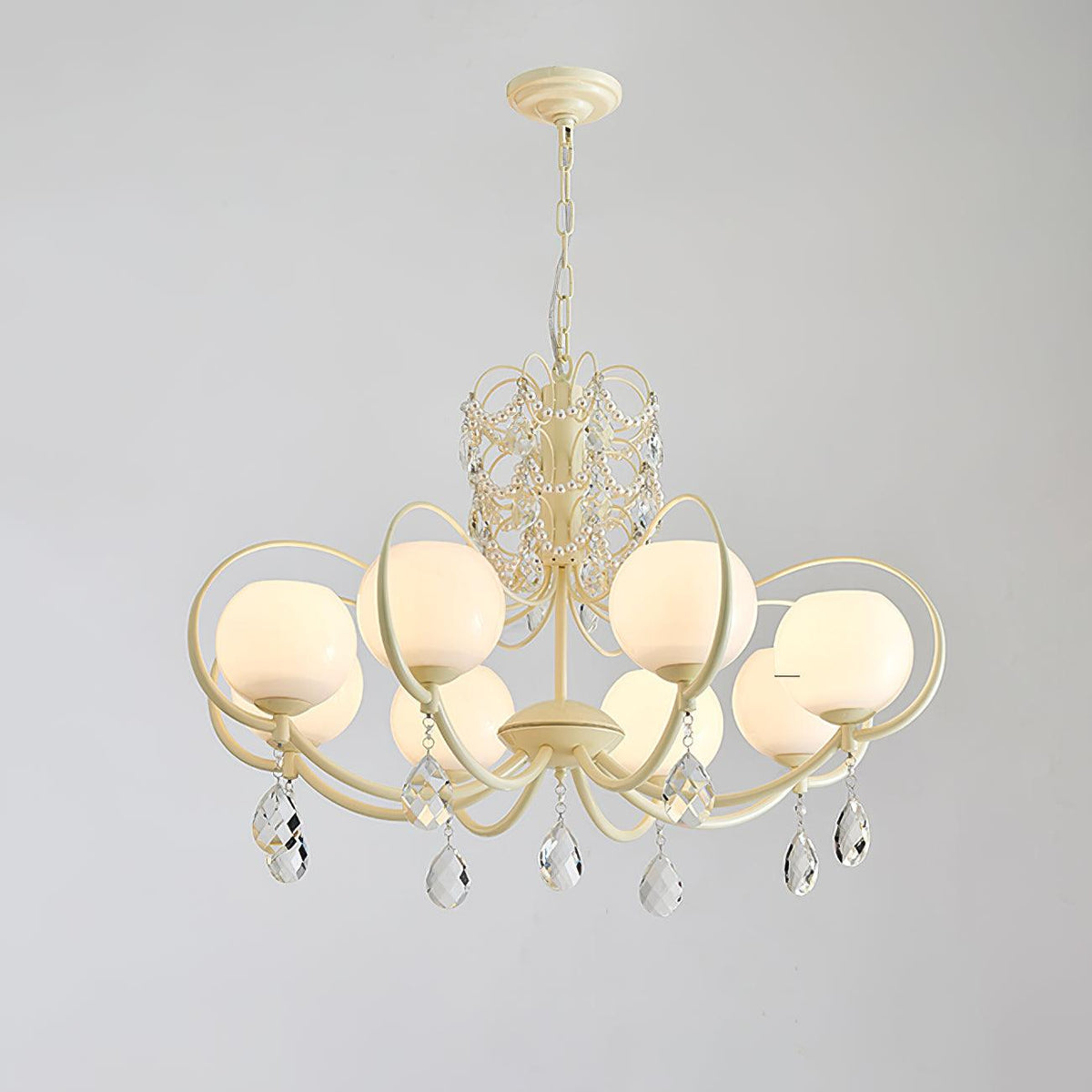 Doria Crystal Curated Mouth-Blown Frosted Glass – handcrafted surface texture #1