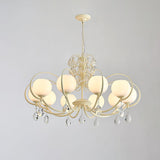 Doria Crystal Curated Mouth-Blown Frosted Glass – unlit natural material contrast #1