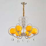 Doria Crystal Curated Mouth-Blown Frosted Glass – illuminated warm ambiance setting #1