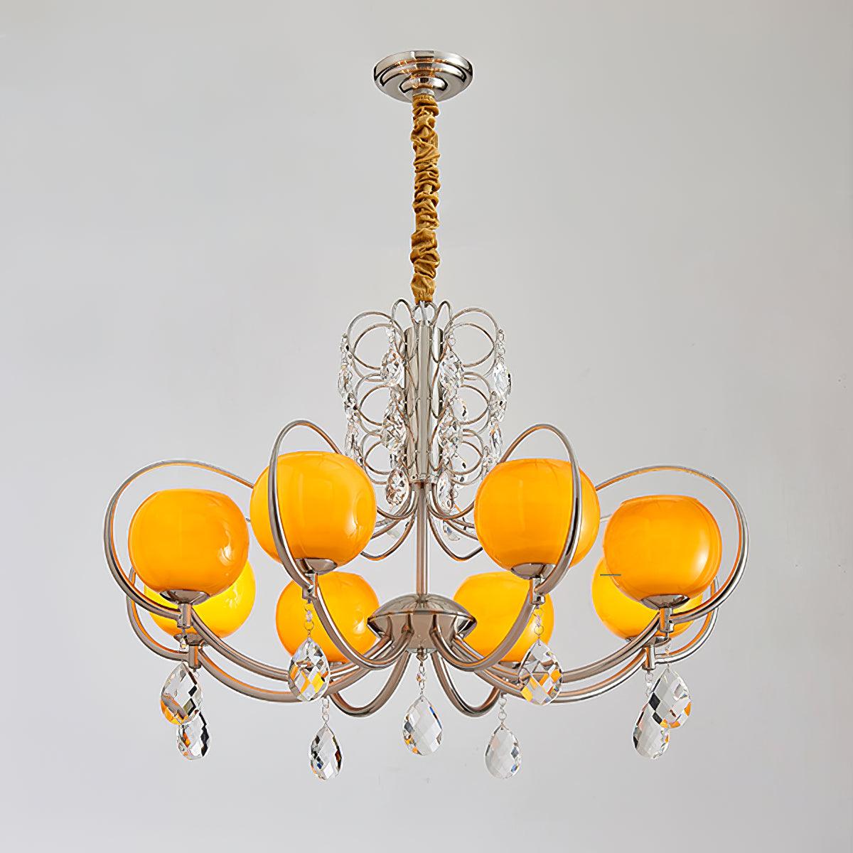 Doria Crystal Curated Mouth-Blown Frosted Glass – dimensional scale reference #1