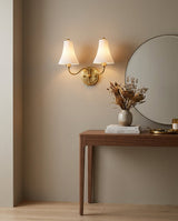 Dorienne Curated Solid Brass Wall Sconce – architectural ceiling profile
