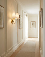 Dorienne Curated Solid Brass Wall Sconce – dimensional scale reference