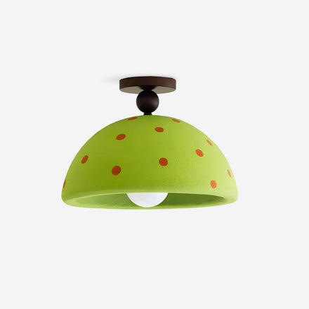 Dotelier Curated Solid Hardwood Flush Mount Ceil