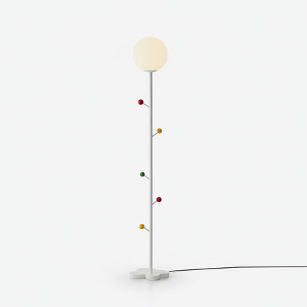 Dotty Curated Iron & Glass Floor Lamp
