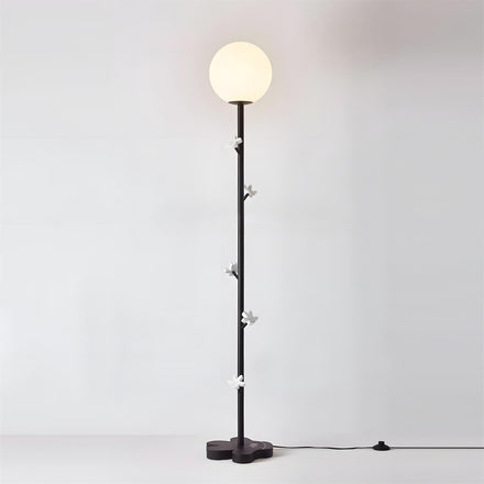 Dotty Curated Iron & Glass Floor Lamp
